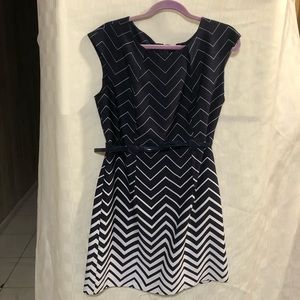 I Le Black & White Dress